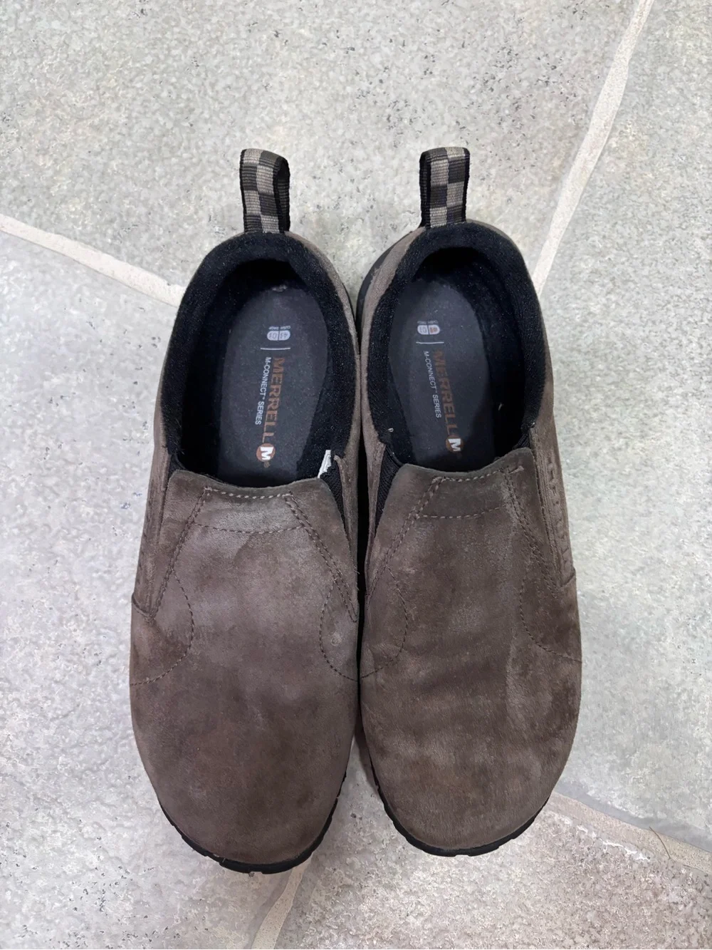 Merrell Jungle Glove Lightweight Suede Slip On Moc Shoes Women's 7.5 Brown